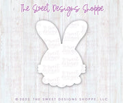 Cookie Cutters - Bunny Face with Scalloped Neck - Cookie Cutter - The Sweet Designs Shoppe - TSDS - - ALL,Animal,Animals,Animals and Insects,Cookie Cutter,Easter,Easter / Spring,Promocode,STL