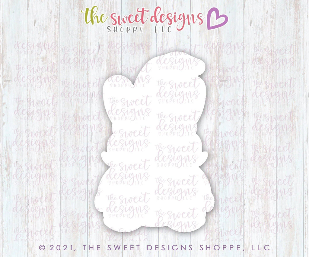 Cookie Cutters - Bunny Gnome - Cookie Cutter - The Sweet Designs Shoppe - TSDS - - ALL,Animal,Animals,Animals and Insects,Cookie Cutter,easter,Easter / Spring,Misc,Miscelaneous,Miscellaneous,Promocode