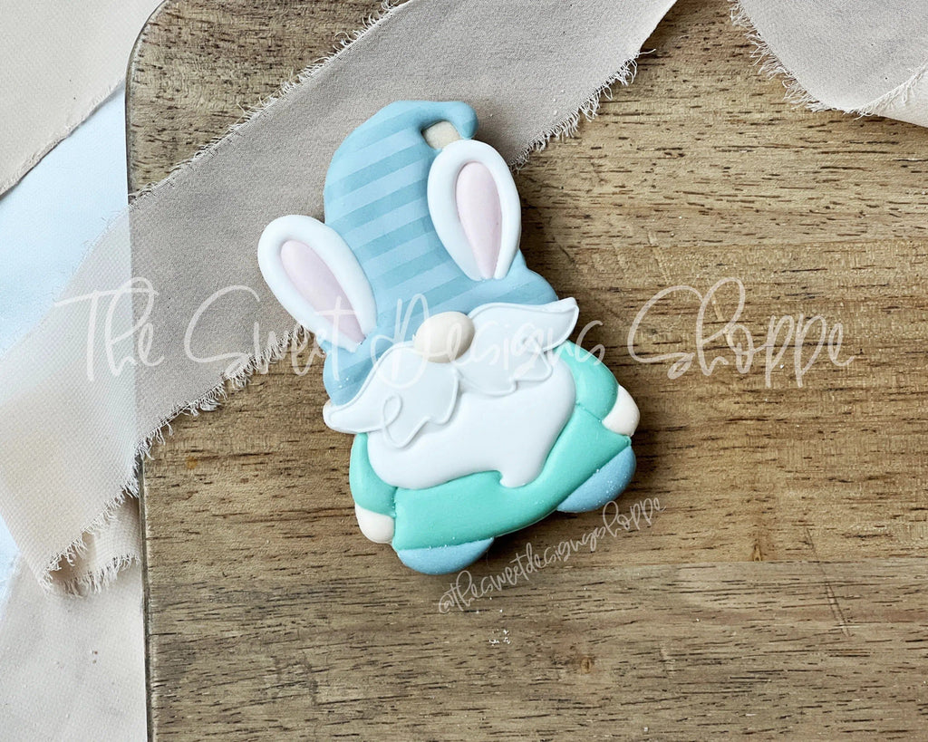 Cookie Cutters - Bunny Gnome - Cookie Cutter - The Sweet Designs Shoppe - TSDS - - ALL,Animal,Animals,Animals and Insects,Cookie Cutter,easter,Easter / Spring,Misc,Miscelaneous,Miscellaneous,Promocode
