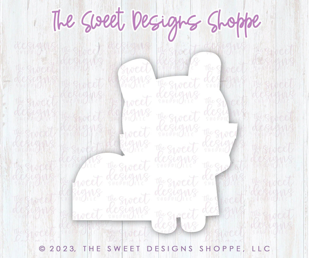 Cookie Cutters - Bunny Holding Egg Basket - Cookie Cutter - The Sweet Designs Shoppe - TSDS - - ALL,Animal,Animals,Animals and Insects,Cookie Cutter,easter,Easter / Spring,Promocode