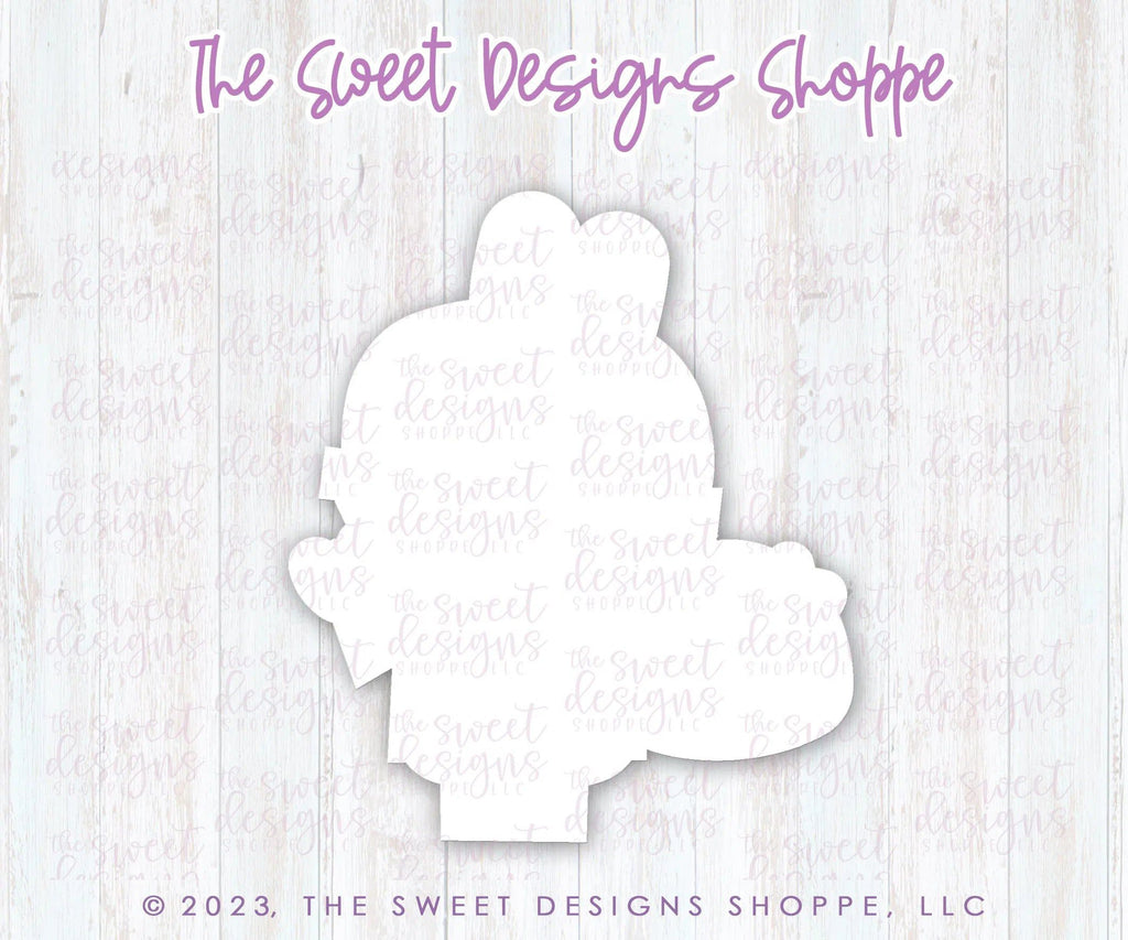 Cookie Cutters - Bunny Holding Flower Basket - Cookie Cutter - The Sweet Designs Shoppe - TSDS - - ALL,Animal,Animals,Animals and Insects,Cookie Cutter,easter,Easter / Spring,Promocode