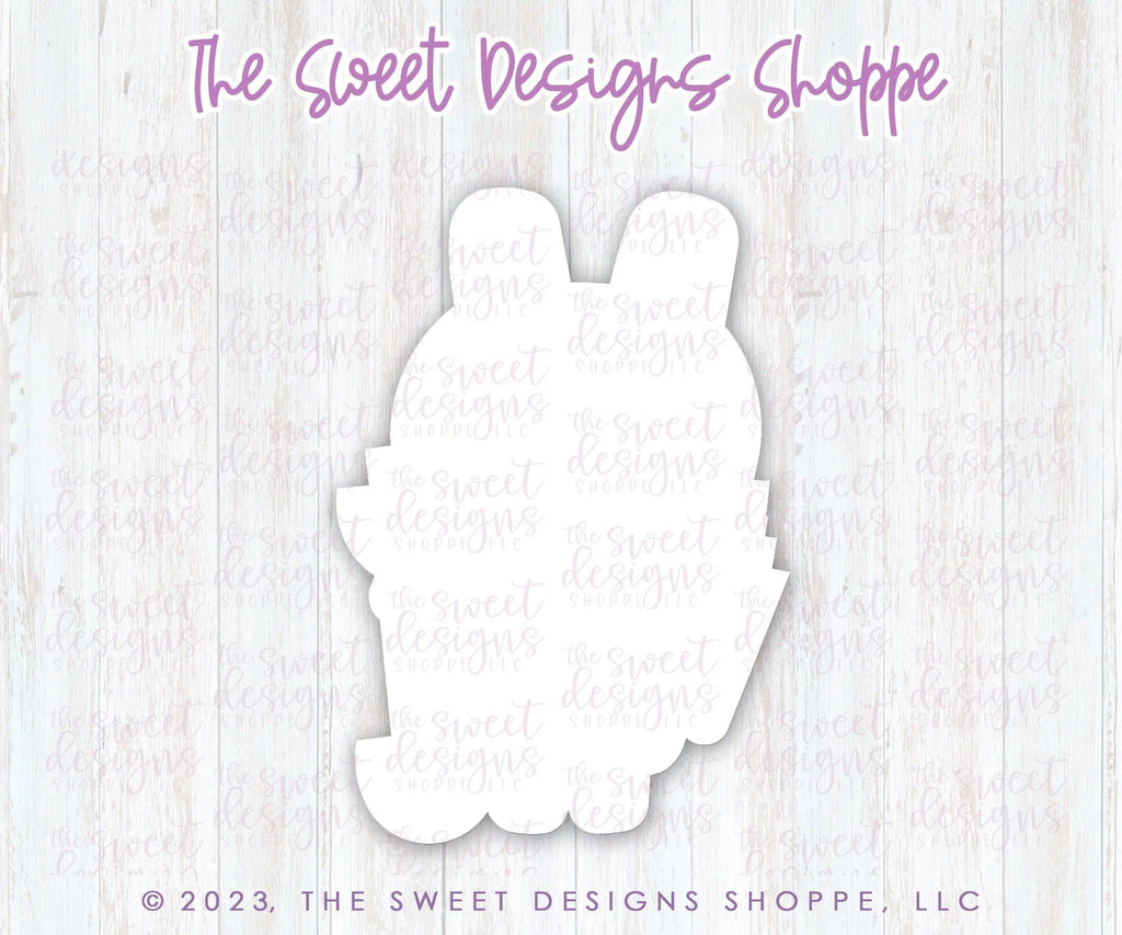 Cookie Cutters - Bunny Holding Shovel - Cookie Cutter - The Sweet Designs Shoppe - TSDS - - ALL,Animal,Animals,Animals and Insects,Cookie Cutter,easter,Easter / Spring,Promocode