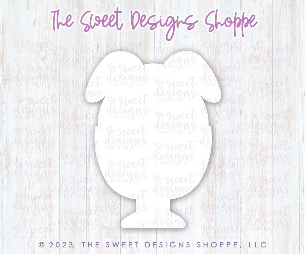 Cookie Cutters - Bunny in Egg Cup - Cookie Cutter - The Sweet Designs Shoppe - TSDS - - ALL,Animal,Animals,Animals and Insects,Cookie Cutter,easter,Easter / Spring,Food,Food and Beverage,Food beverages,Promocode,Sweets