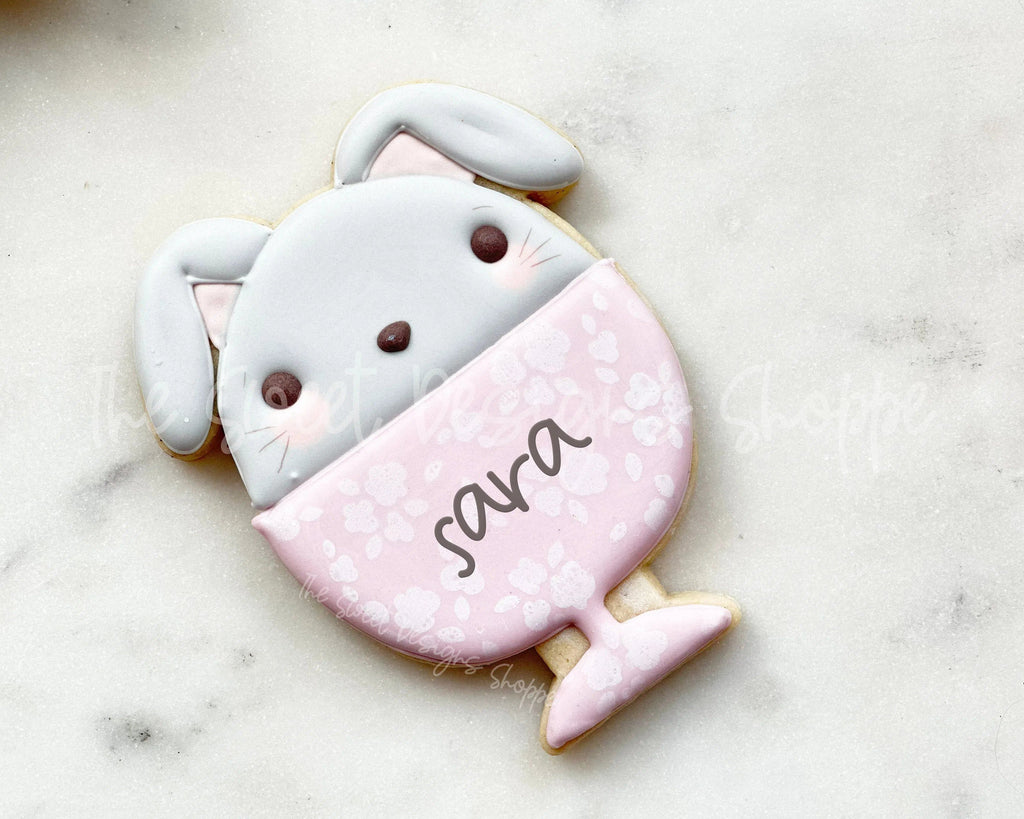 Cookie Cutters - Bunny in Egg Cup - Cookie Cutter - The Sweet Designs Shoppe - TSDS - - ALL,Animal,Animals,Animals and Insects,Cookie Cutter,easter,Easter / Spring,Food,Food and Beverage,Food beverages,Promocode,Sweets