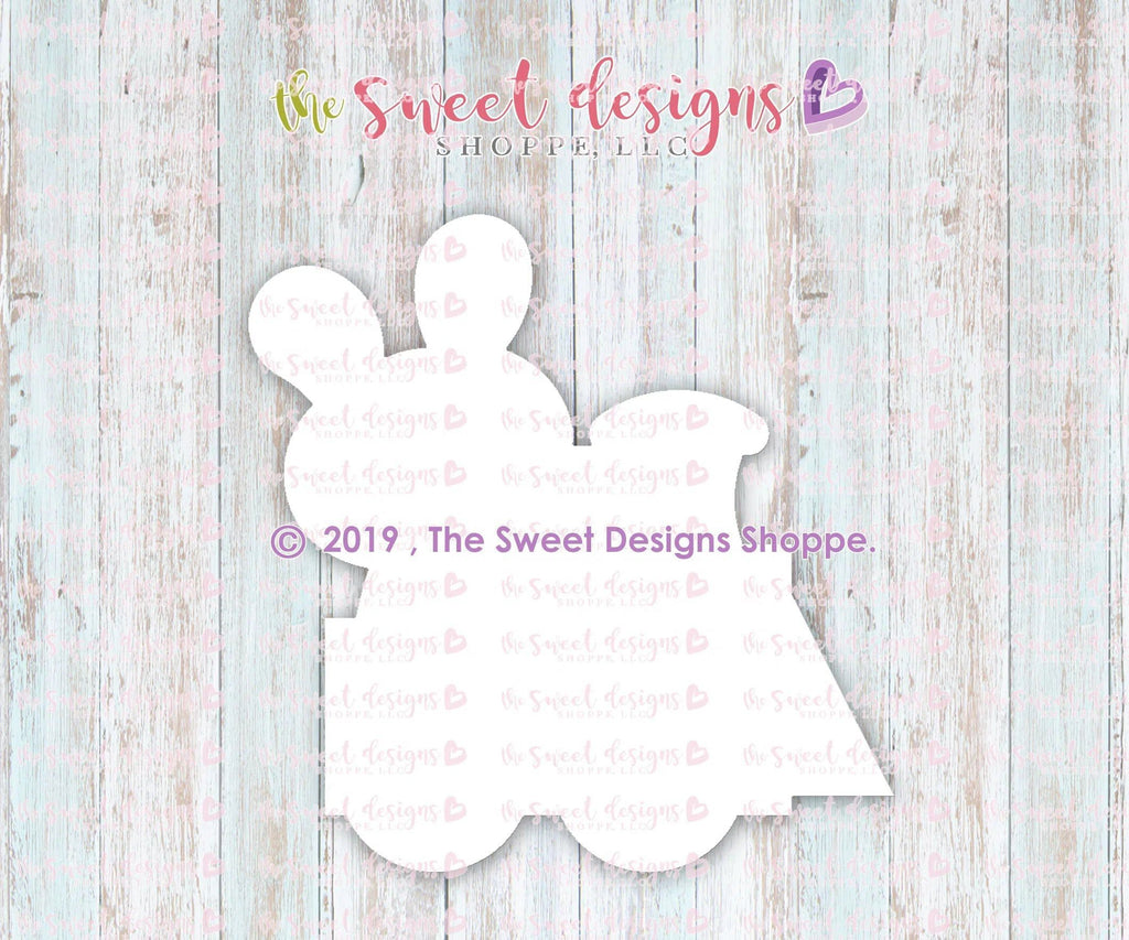 Cookie Cutters - Bunny in Engine - Cookie Cutter - The Sweet Designs Shoppe - TSDS - - ALL,Animal,Animals,Cookie Cutter,Easter,Easter / Spring,Miscellaneous,Promocode,Spring
