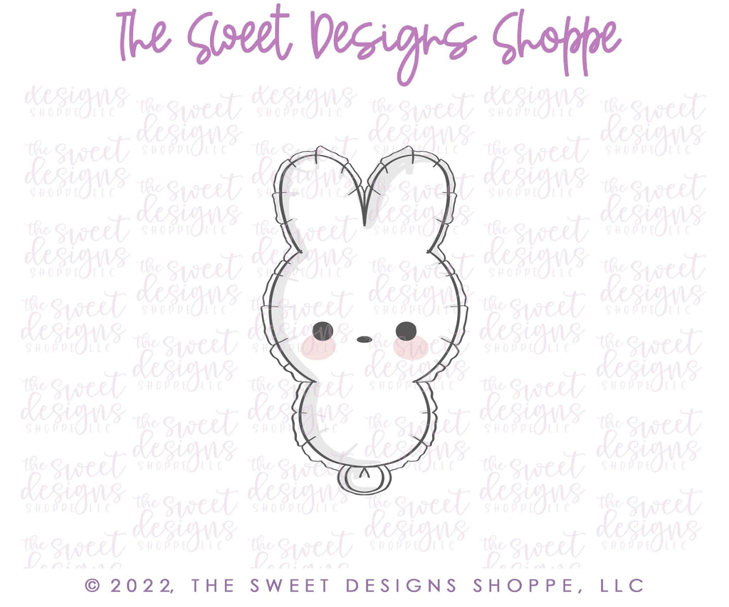 Cookie Cutters - Bunny Marshmallow Balloon - Cookie Cutter - The Sweet Designs Shoppe - - ALL, Animal, Animals, Animals and Insects, Cookie Cutter, easter, Easter / Spring, peep, peeps, Promocode