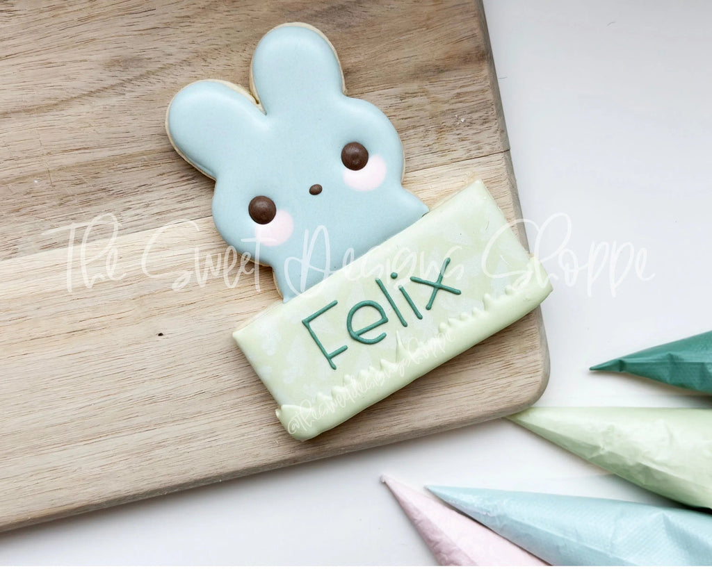 Cookie Cutters - Bunny Marshmallow Plaque - Cookie Cutter - Sweet Designs Shoppe - - ALL, Animal, animal plaque, Animals, Animals and Insects, Bunny, Cookie Cutter, Easter, Easter / Spring, Plaque, Plaques, Promocode