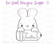 Cookie Cutters - Bunny Pencil & EGG ceptional Teacher Plaque Set - Set of 2 - Cookie Cutters - The Sweet Designs Shoppe - TSDS - - ALL,Animal,Animals,Cookie Cutter,Easter,Easter / Spring,PLAQUES HANDLETTERING,Promocode,regular sets,School,set,STL,Teacher,Teacher Appreciation