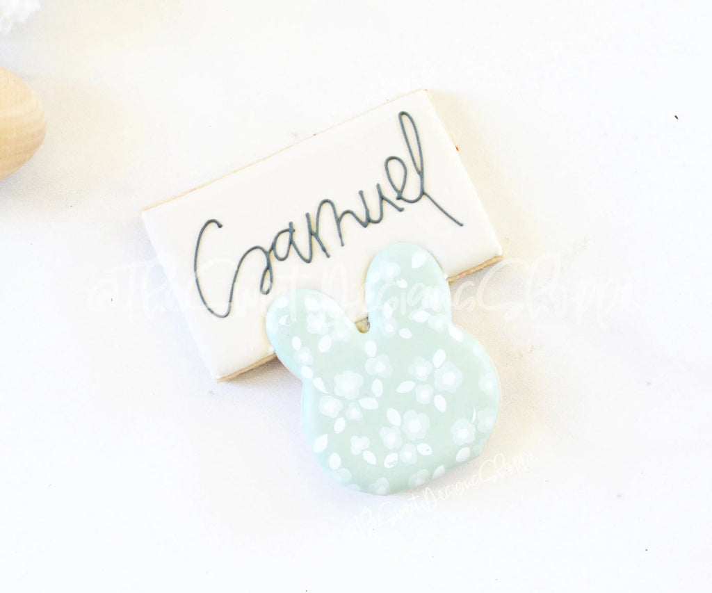 Cookie Cutters - Bunny Place-cards - Cookie Cutter - The Sweet Designs Shoppe - TSDS - - ALL,Animal,Animals,Animals and Insects,Cookie Cutter,easter,Easter / Spring,kids,Kids / Fantasy,Misc,Miscelaneous,Miscellaneous,place card,placecard,placecards,Promocode