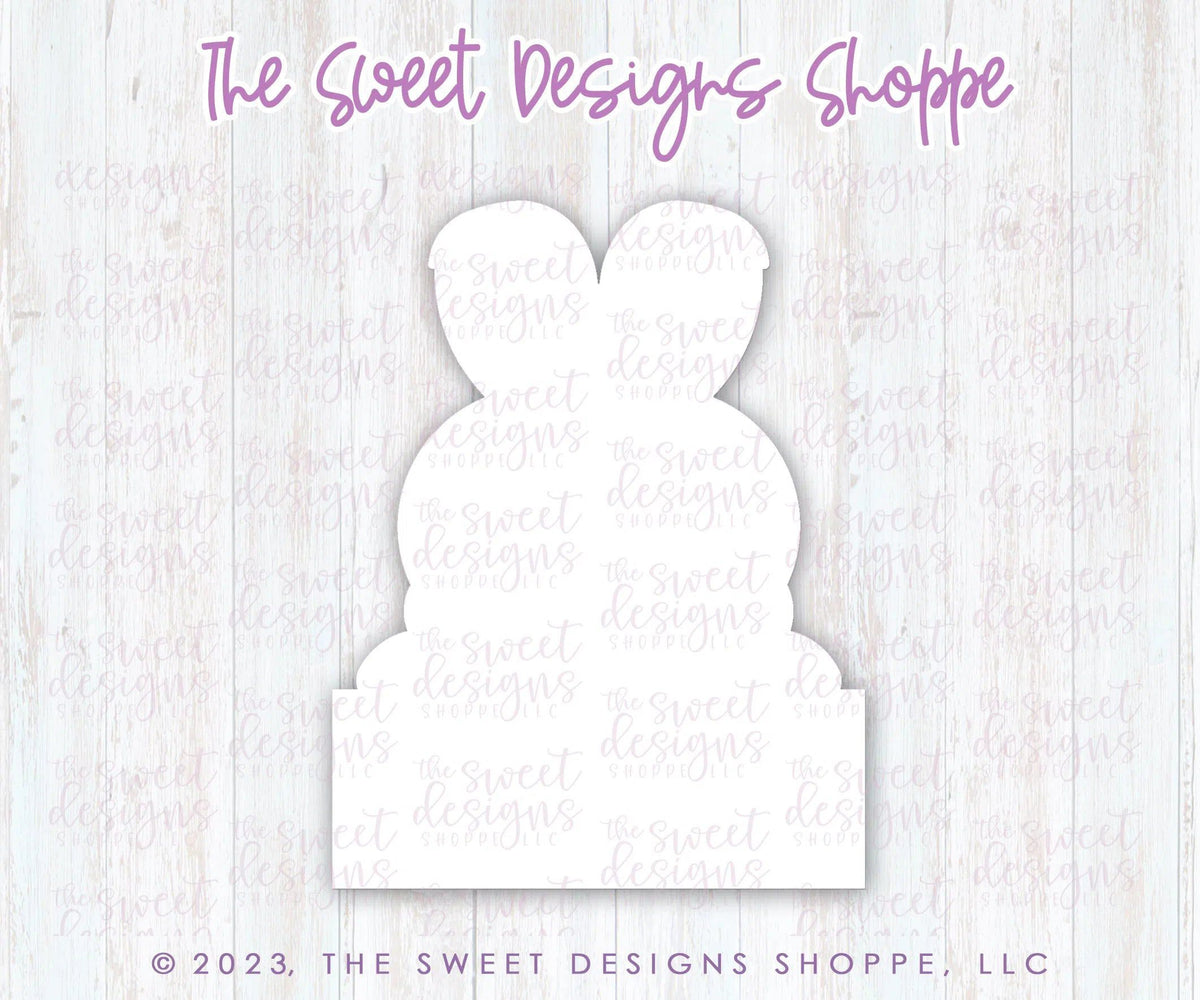 Cookie Cutters - Bunny Plaque LM - Cookie Cutter - The Sweet Designs Shoppe - TSDS - - ALL,Animal,animal plaque,Animals,Animals and Insects,Bunny,bunnypeep,Cookie Cutter,Easter,Easter / Spring,Lady Milk Stache,Lady MilkStache,LadyMilkStache,Plaque,Plaques,Promocode,STL