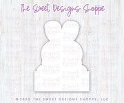 Cookie Cutters - Bunny Plaque LM - Cookie Cutter - The Sweet Designs Shoppe - TSDS - - ALL,Animal,animal plaque,Animals,Animals and Insects,Bunny,bunnypeep,Cookie Cutter,Easter,Easter / Spring,Lady Milk Stache,Lady MilkStache,LadyMilkStache,Plaque,Plaques,Promocode,STL