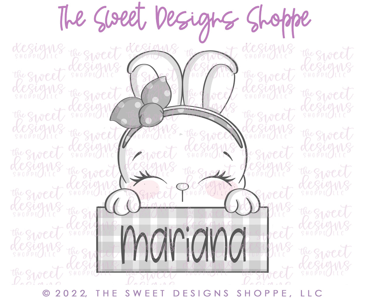 Cookie Cutters - Bunny Plaques by Lady Milkstache Set - Set of 2 - Cookie Cutters - The Sweet Designs Shoppe - TSDS - - ALL,bunny,Cookie Cutter,Easter,Easter / Spring,Lady Milk Stache,Lady MilkStache,LadyMilkStache,Mini Sets,Promocode,regular sets,set