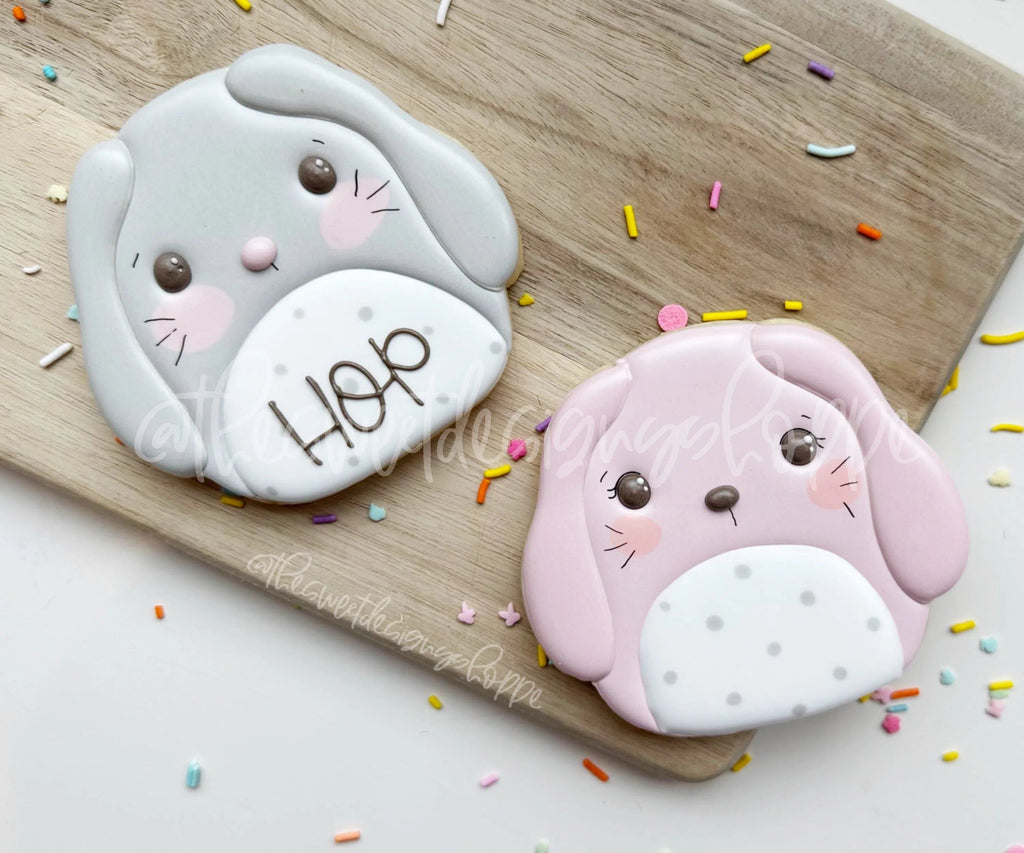 Cookie Cutters - Bunny Plush - Cookie Cutter - The Sweet Designs Shoppe - TSDS - - ALL,Animal,Animals,Animals and Insects,Baby / Kids,baby toys,Cookie Cutter,Easter,Easter / Spring,kid,kids,Plush,Promocode,STL,toy,toys
