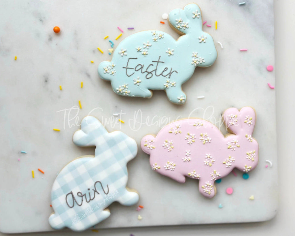 Cookie Cutters - Bunny Silhouette - Cookie Cutter - The Sweet Designs Shoppe - - ALL, Animal, Animals, Animals and Insects, Bunny, Cookie Cutter, easter, Easter / Spring, Promocode, silhouette