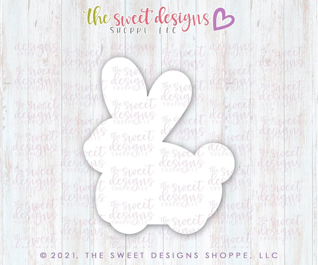 Cookie Cutters - Bunny with Wheels - Cookie Cutter - The Sweet Designs Shoppe - TSDS - - ALL,Animal,Animals,Animals and Insects,Cookie Cutter,easter,Easter / Spring,kids,Kids / Fantasy,Promocode