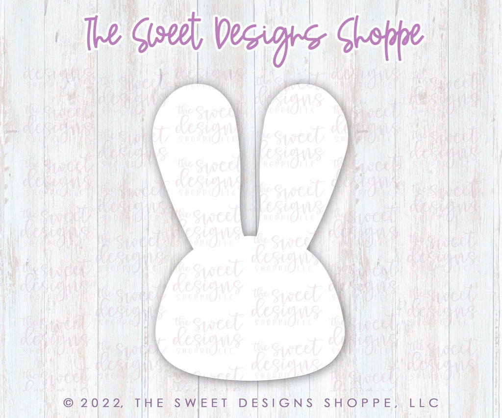 Cookie Cutters - BunnyFace with Long Ears - Cookie Cutter - The Sweet Designs Shoppe - - ALL, Animal, Animals, Animals and Insects, Bunny, Cookie Cutter, easter, Easter / Spring, Promocode