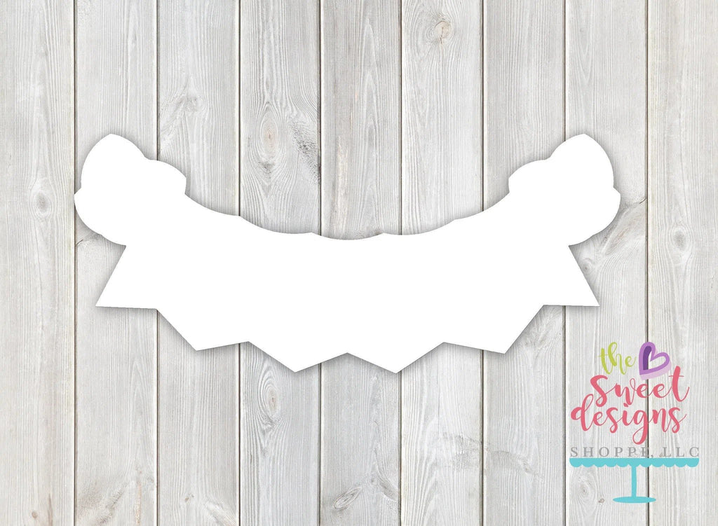 Cookie Cutters - Bunting (Five Spaces) V2 - Cookie Cutter - The Sweet Designs Shoppe - TSDS - - ALL,Bunting,Cookie Cutter,cookie cutters,Customize,Fall,Fall / Thanksgiving,Plaque,Promocode