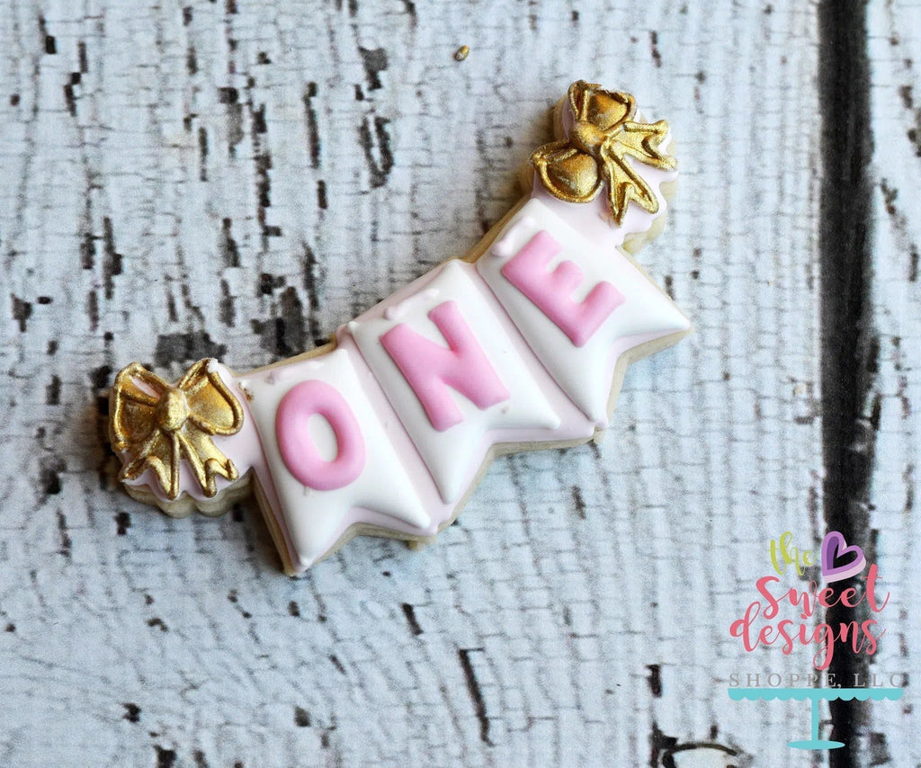 Cookie Cutters - Bunting (three spaces) V2 - Cookie Cutter - The Sweet Designs Shoppe - TSDS - - 4th,4th July,4th of July,ALL,Bunting,Cookie Cutter,cookie cutters,Customize,fourth of July,Independence,Patriotic,Plaque,Promocode,USA