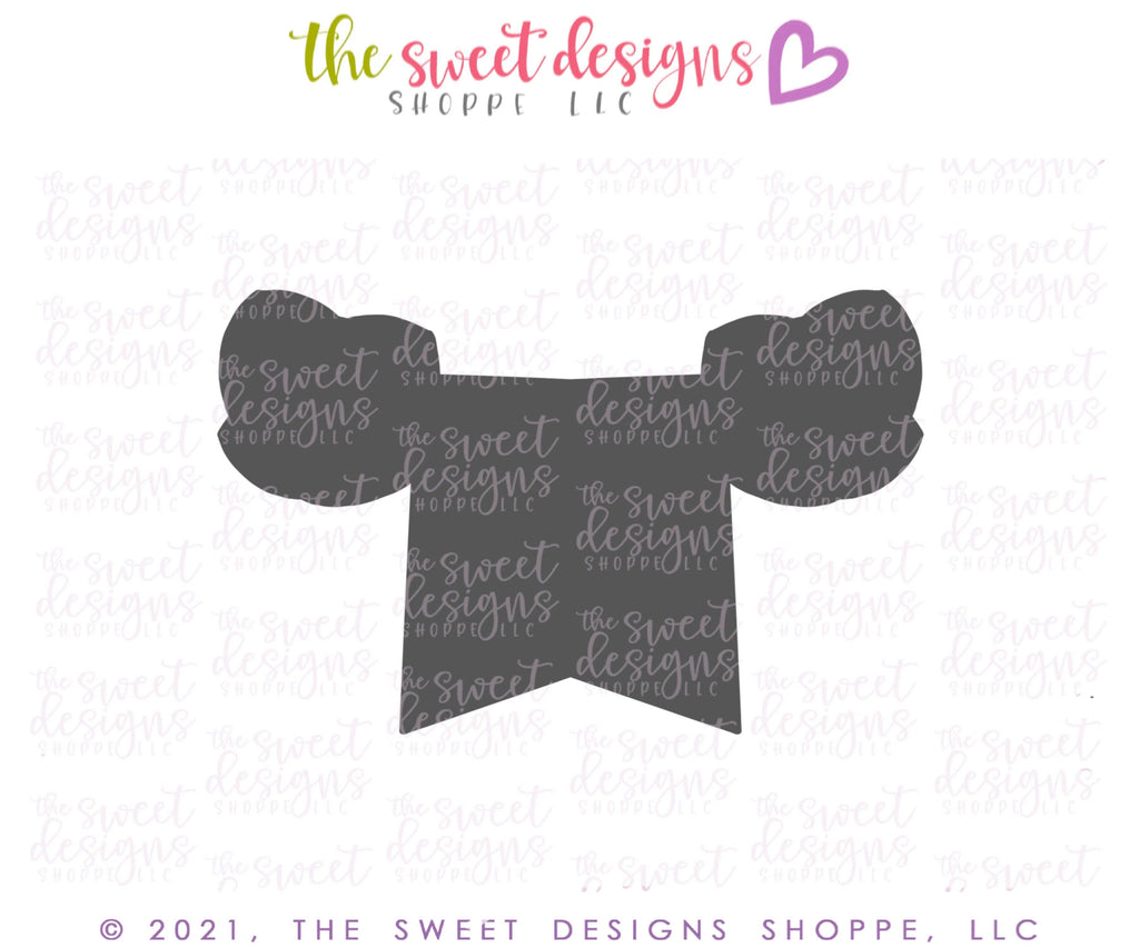 Cookie Cutters - Bunting with Bows V2 - Cookie Cutter - The Sweet Designs Shoppe - - ALL, Bow, Bunting, Cookie Cutter, cookie cutters, Customize, Plaque, Promocode