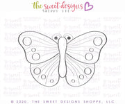 Cookie Cutters - Butterfly A - Cookie Cutter - The Sweet Designs Shoppe - TSDS - - ALL,Animal,Animals,Animals and Insects,Cookie Cutter,Easter,Easter / Spring,insect,Insects,MOM,mother,mothers DAY,Nature,Promocode,Spring,STL,Summer