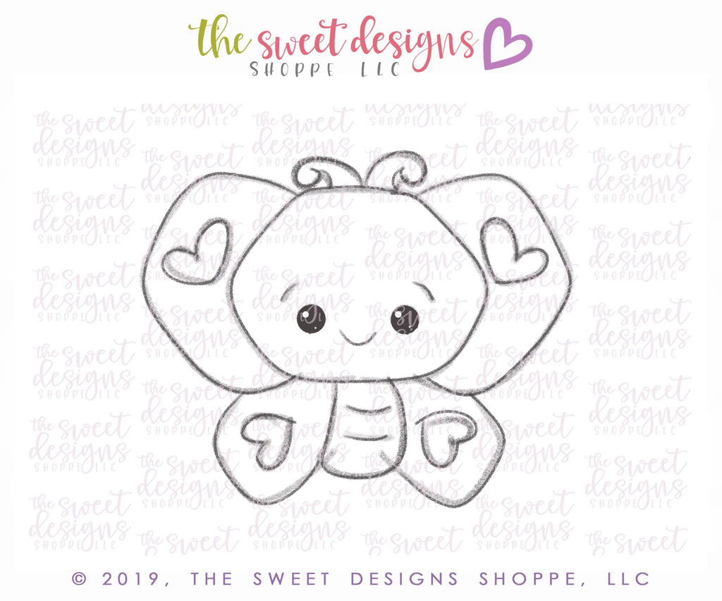 Cookie Cutters - Butterfly - Cookie Cutter - The Sweet Designs Shoppe - TSDS - - ALL,Animal,Animals,Animals and Insects,Cookie Cutter,Easter,Easter / Spring,insect,Insects,Nature,Promocode,Spring,Summer