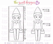Cookie Cutters - BYO Boy Elf - Set of 3 - Cookie Cutters - The Sweet Designs Shoppe - TSDS - - ALL,Christmas,Christmas / Winter,Christmas Cookies,Cookie Cutter,Promocode,R,regular sets,Set,sets,STL