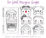 Cookie Cutters - BYO Christmas Characters Two Piece Set - Set of 11 - Cookie Cutter - The Sweet Designs Shoppe - TSDS - - ALL,Bear,Bear Two Piece Stocking Set,Bottom Coffee Paper Cup Cutter,Bottom Gift Cutter,Bottom Mug Cutter,Christmas,Christmas / Winter,Christmas Cookies,Coffeepapercup020,Cookie Cutter,Elf Boy & Elf Girl Two Piece Stocking Set,Gift016,Ginger bread,Gingerboy,Gingerboy Two Piece Stocking Set,Gingerbread,Gingergirl,Gingergirl Two Piece Stocking Set,mug,Mug023,mugs,Promocode,regular sets,Rud