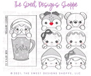 Cookie Cutters - BYO Christmas Characters Two Piece Set - Set of 11 - Cookie Cutter - The Sweet Designs Shoppe - TSDS - - ALL,Bear,Bear Two Piece Stocking Set,Bottom Coffee Paper Cup Cutter,Bottom Gift Cutter,Bottom Mug Cutter,Christmas,Christmas / Winter,Christmas Cookies,Coffeepapercup020,Cookie Cutter,Elf Boy & Elf Girl Two Piece Stocking Set,Gift016,Ginger bread,Gingerboy,Gingerboy Two Piece Stocking Set,Gingerbread,Gingergirl,Gingergirl Two Piece Stocking Set,mug,Mug023,mugs,Promocode,regular sets,Rud