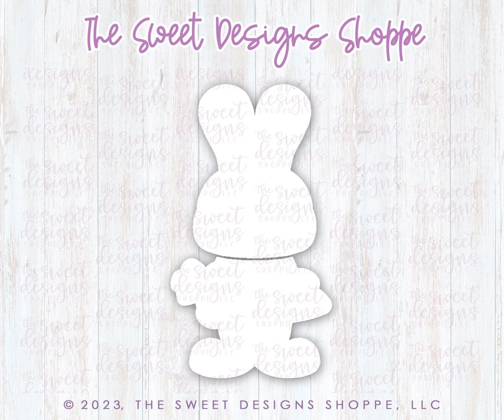 Cookie Cutters - BYO Cute Bunny with Carrot - Set of 2 - Cookie Cutters - The Sweet Designs Shoppe - TSDS - - ALL,Animal,Animals,Animals and Insects,bunny,Cookie Cutter,Easter,Easter / Spring,Mini Sets,Promocode,regular sets,set,STL