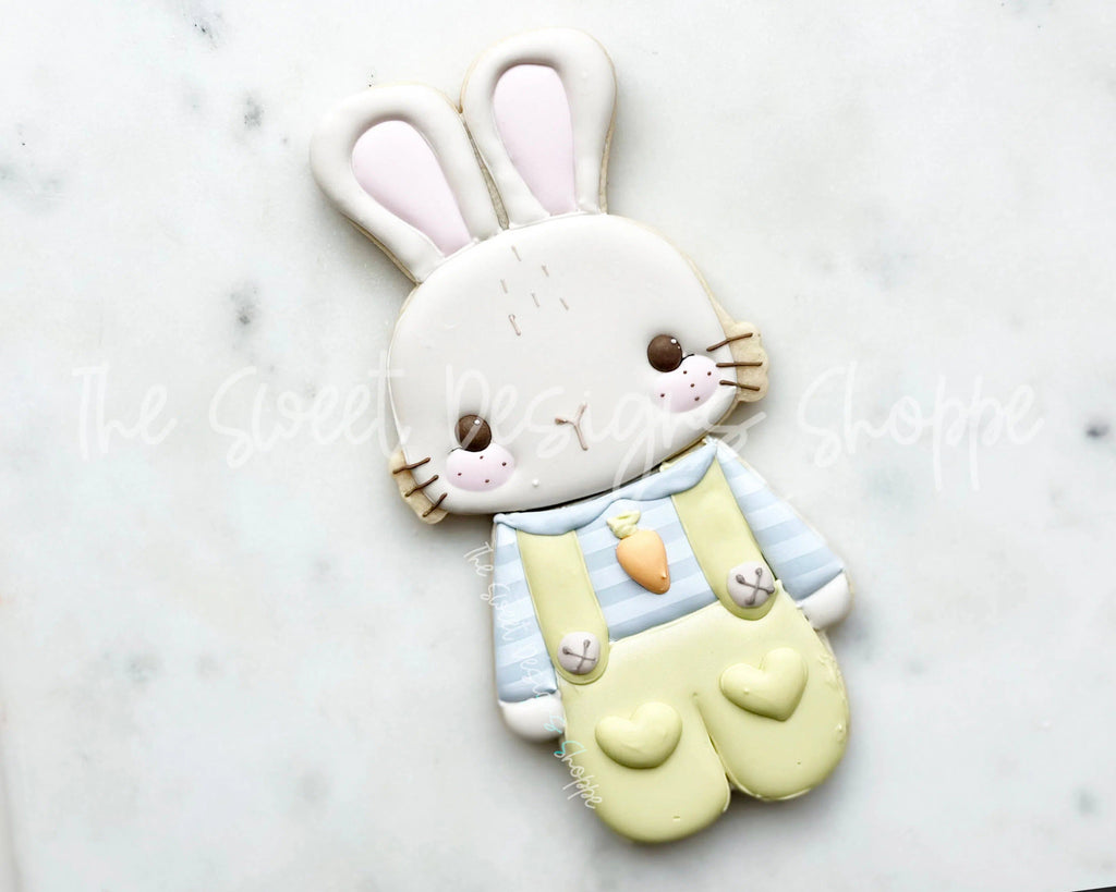 Cookie Cutters - BYO Cute Dressed Bunny - Set of 2 - Cookie Cutters - The Sweet Designs Shoppe - TSDS - - ALL,Animal,Animals,Animals and Insects,bunny,Cookie Cutter,Easter,Easter / Spring,Mini Sets,Promocode,regular sets,set