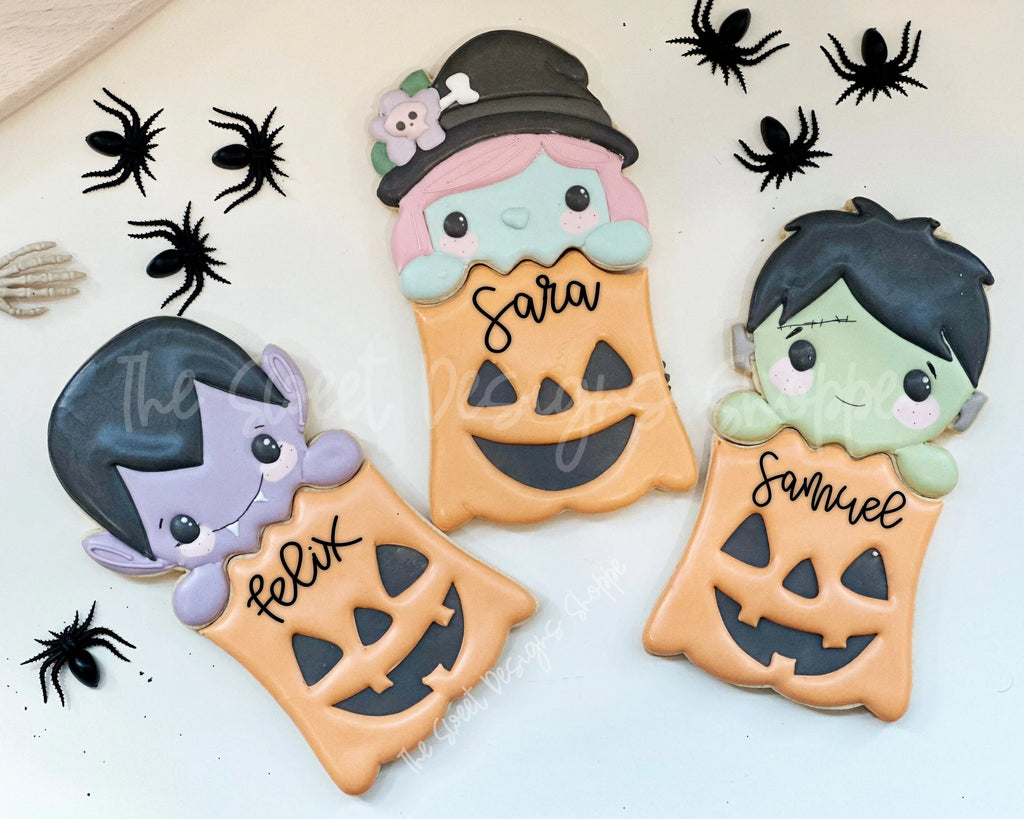 Cookie Cutters - BYO Cute Treat Bag Set - Set of 4 - Cookie Cutters - The Sweet Designs Shoppe - TSDS - - ALL,Cookie Cutter,halloween,Mini Sets,Promocode,regular sets,set,STL