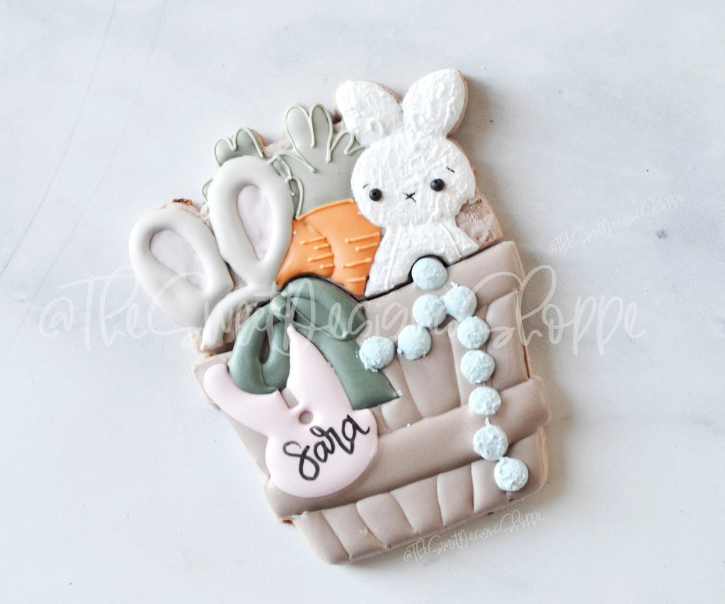 Cookie Cutters - BYO Easter Basket Set - Cookie Cutters for Box 7" x 4-3/8" - Sweet Designs Shoppe - Set of 2 Cutters - Regular Size - ALL, Animal, Animals, Animals and Insects, Cookie Cutter, Easter, Easter / Spring, Promocode, regular sets, set, sets