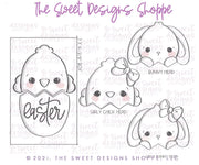 Cookie Cutters - BYO Easter Bunny Eggs and Chick Eggs Set - Cookie Cutters - The Sweet Designs Shoppe - TSDS - - ALL,Animal,Animals,Animals and Insects,Build your own,Cookie Cutter,Easter,Easter / Spring,Promocode,regular sets,set,sets