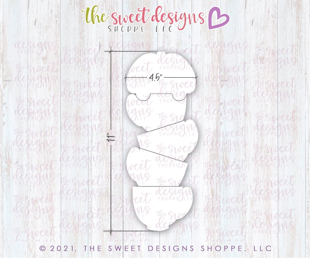 Cookie Cutters - BYO Easter Bunny in Cups Set - Cookie Cutters - The Sweet Designs Shoppe - TSDS - - ALL,Animal,Animals,Animals and Insects,Build your own,Cookie Cutter,Easter,Easter / Spring,Promocode,regular sets,set,sets