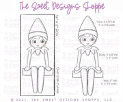 Cookie Cutters - BYO Girl Elf - Set of 3 - Cookie Cutters - The Sweet Designs Shoppe - TSDS - - ALL,Christmas,Christmas / Winter,Christmas Cookies,Cookie Cutter,Promocode,regular sets,Set,sets,STL