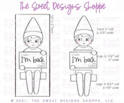 Cookie Cutters - BYO Girl Elf with Plaque - Set of 3 - Cookie Cutters - The Sweet Designs Shoppe - TSDS - - ALL,Christmas,Christmas / Winter,Christmas Cookies,Cookie Cutter,Promocode,R,regular sets,Set,sets,STL