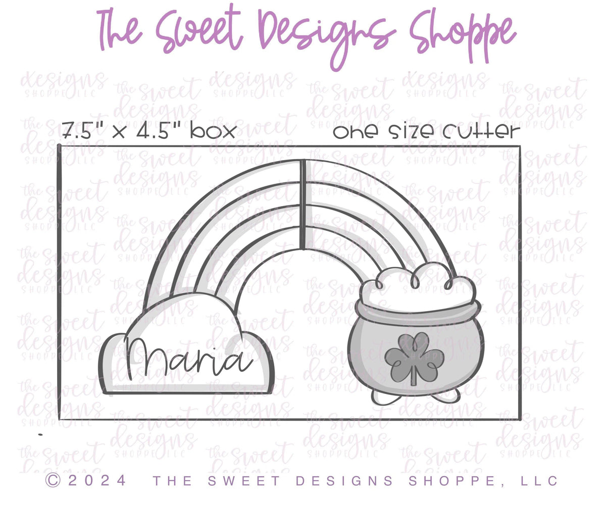 Cookie Cutters - BYO Irish Rainbow Cookie Cutters Set - Set of 2 - Cookie Cutters - The Sweet Designs Shoppe - TSDS - - ALL,Build your own,Cookie Cutter,Promocode,regular sets,set,sets,St paddy,ST PATRICK,St Patrick’s Day,St. Pat,St. Patricks,STL
