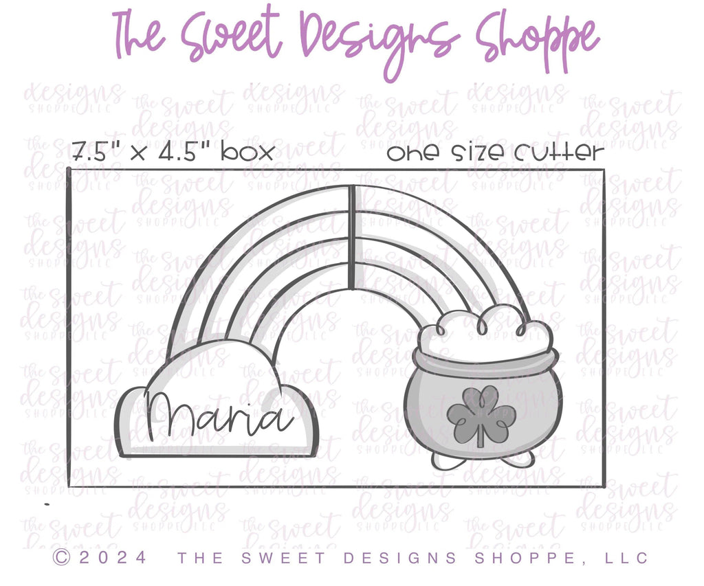 Cookie Cutters - BYO Irish Rainbow Cookie Cutters Set - Set of 2 - Cookie Cutters - The Sweet Designs Shoppe - TSDS - - ALL,Build your own,Cookie Cutter,Promocode,regular sets,set,sets,St paddy,ST PATRICK,St Patrick’s Day,St. Pat,St. Patricks