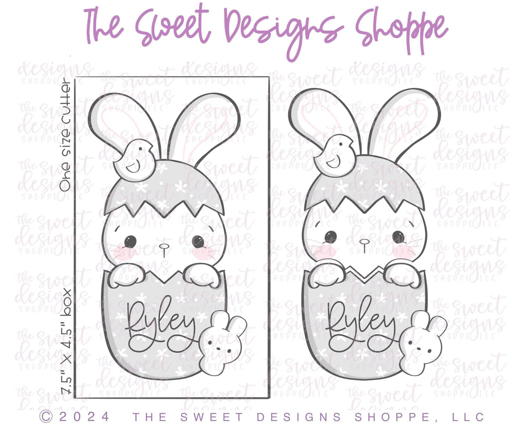 Cookie Cutters - BYO Marshmallow Bunny Set - Set of 2 - Cookie Cutters - The Sweet Designs Shoppe - TSDS - - ALL,Animal,Animals,Animals and Insects,bunny,Cookie Cutter,Easter,Easter / Spring,Mini Sets,Promocode,regular sets,set