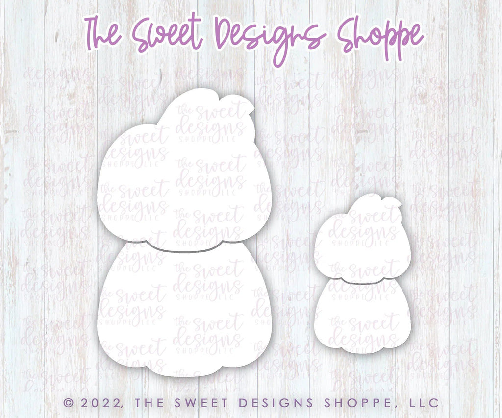 Cookie Cutters - BYO Pumpkin Tower - Set of 2 - Cookie Cutters - The Sweet Designs Shoppe - TSDS - - ALL,Build your own,Cookie Cutter,Fall Halloween,halloween,Halloween / Fall / Thanksgiving,Promocode,regular sets,set,sets,STL