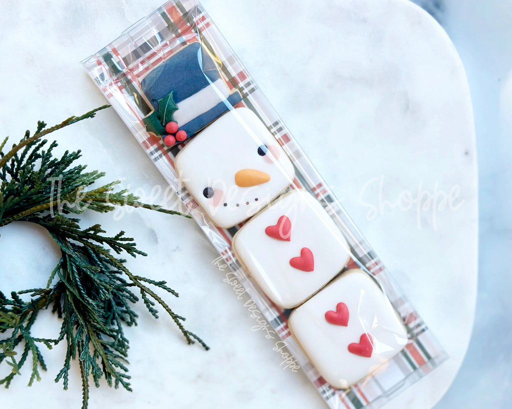 Cookie Cutters - BYO Snowman Cube - Set of 2 - Cookie Cutters - The Sweet Designs Shoppe - TSDS - - ALL,Christmas,Christmas / Winter,Christmas Cookies,Cookie Cutter,Frosty,Promocode,regular sets,Set,sets,STL