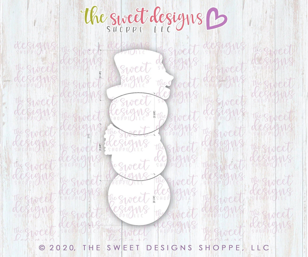 Cookie Cutters - BYO Snowman Set - Cookie Cutters - The Sweet Designs Shoppe - TSDS - - ALL,Build your own,Christmas,Christmas / Winter,Cookie Cutter,Frosty,Promocode,regular sets,set,sets,STL