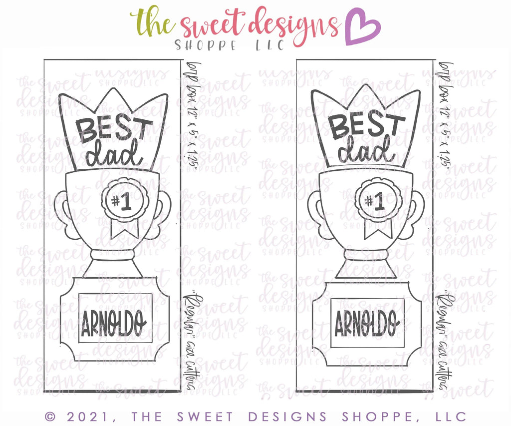 Cookie Cutters - BYO Trophy - Set of 3 - Cookie Cutters - The Sweet Designs Shoppe - TSDS - - ALL,Birthday,Cookie Cutter,dad,Father,father's day,grandfather,mother,Mothers Day,Nurse,Nurse Appreciation,Promocode,regular sets,set,sport,sports,Teacher,Teacher Appreciation