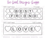 Cookie Cutters - BYO TS Bracelet Set - Cookie Cutters set - Set of 3 - Cookie Cutters - The Sweet Designs Shoppe - TSDS - - abc,ALL,bracelet,Cookie Cutter,Frienship,Mini Sets,Promocode,regular sets,set,Taylor Swift,Tictactoe,valentine,valentines