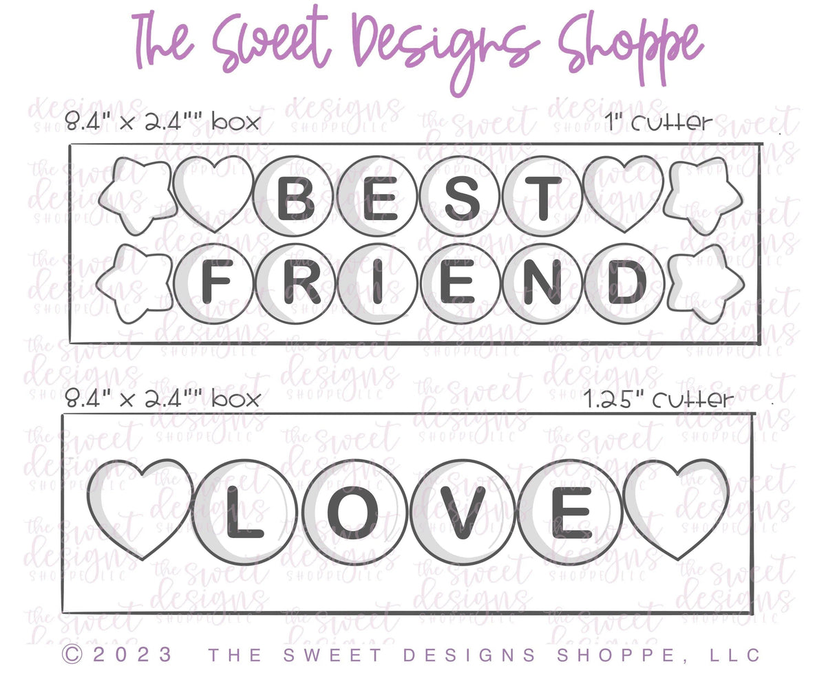 Cookie Cutters - BYO TS Bracelet Set - Cookie Cutters set - Set of 3 - Cookie Cutters - The Sweet Designs Shoppe - TSDS - - abc,ALL,bracelet,Cookie Cutter,Frienship,Mini Sets,Promocode,regular sets,set,Taylor Swift,Tictactoe,valentine,valentines