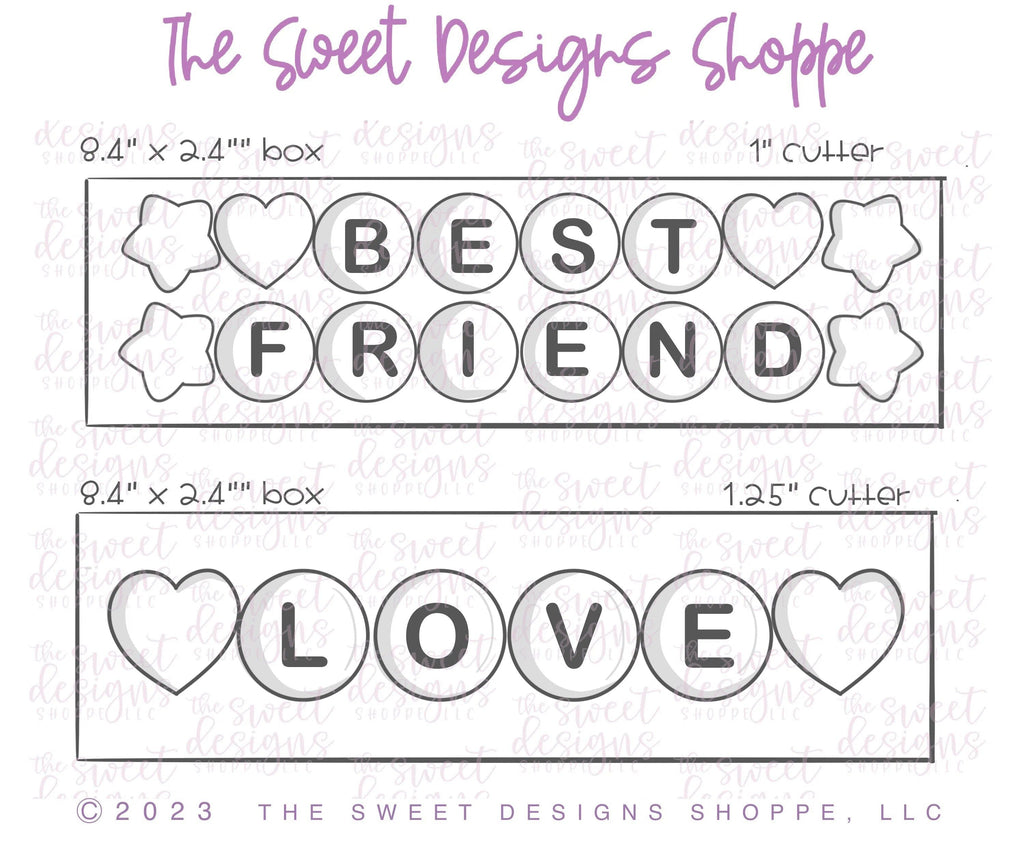 Cookie Cutters - BYO TS Bracelet Set - Cookie Cutters set - Set of 3 - Cookie Cutters - The Sweet Designs Shoppe - TSDS - - abc,ALL,bracelet,Cookie Cutter,Frienship,Mini Sets,Promocode,regular sets,set,Taylor Swift,Tictactoe,valentine,valentines