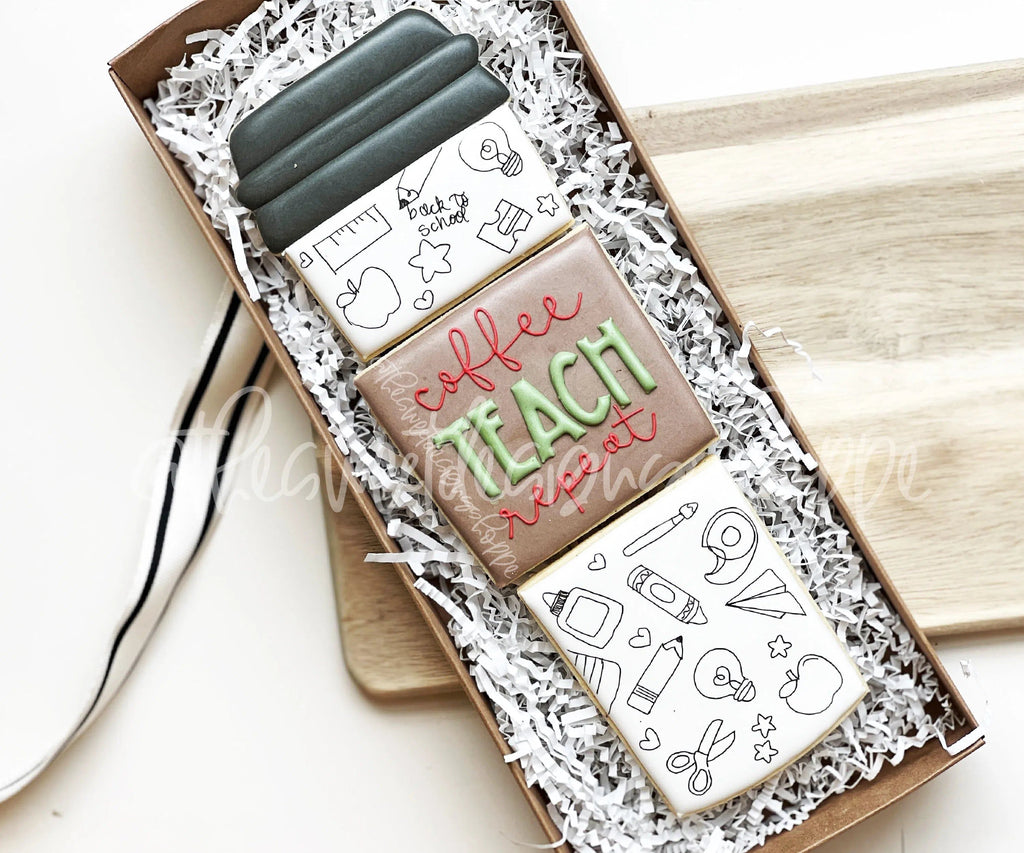 Cookie Cutters - BYO - Venti Coffee - Set of 3 - Cookie Cutters - The Sweet Designs Shoppe - TSDS - - ALL,back to school,Cookie Cutter,Nurse,Nurse Appreciation,Promocode,regular sets,School,School / Graduation,school supplies,set,Teacher,Teacher Appreciation