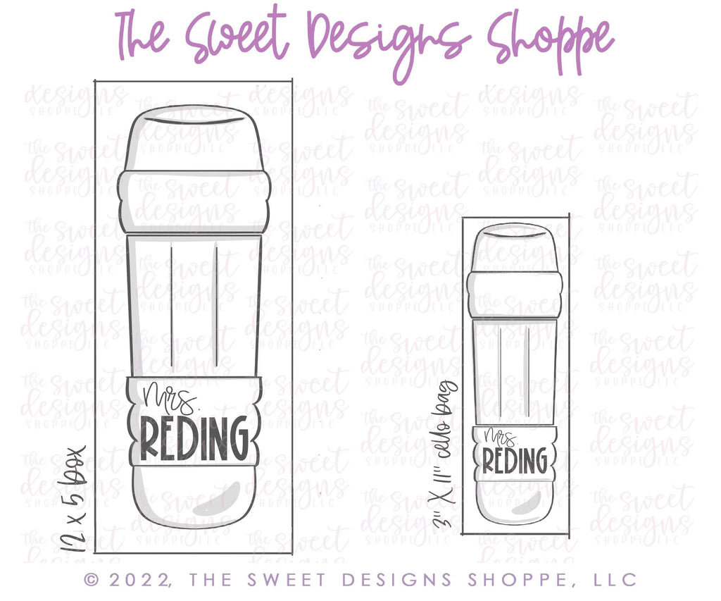 Cookie Cutters - BYO - Venti Pencil - Set of 3 - Cookie Cutters - The Sweet Designs Shoppe - TSDS - - ALL,back to school,Cookie Cutter,Promocode,regular sets,School,School / Graduation,school supplies,set,Teacher,Teacher Appreciation