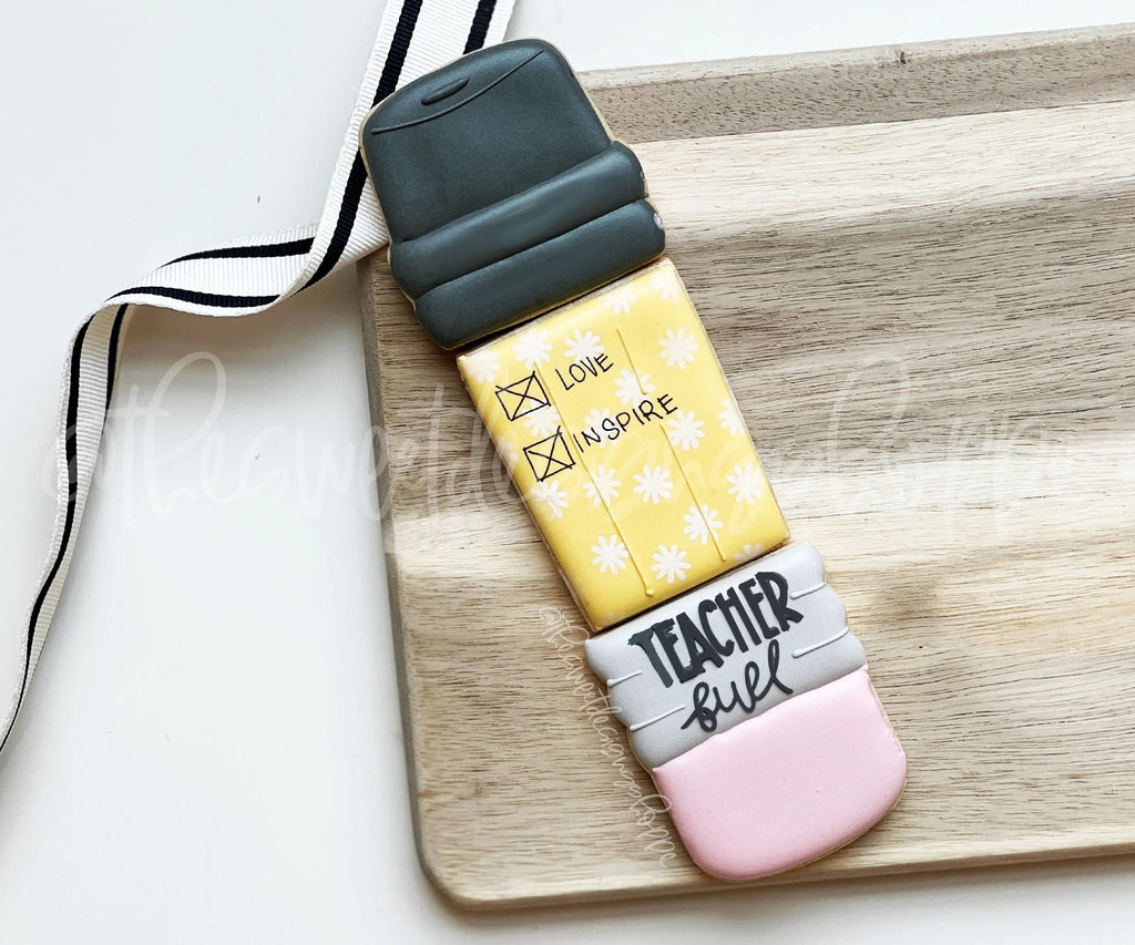 Cookie Cutters - BYO - Venti Pencil - Set of 3 - Cookie Cutters - The Sweet Designs Shoppe - TSDS - - ALL,back to school,Cookie Cutter,Promocode,regular sets,School,School / Graduation,school supplies,set,Teacher,Teacher Appreciation