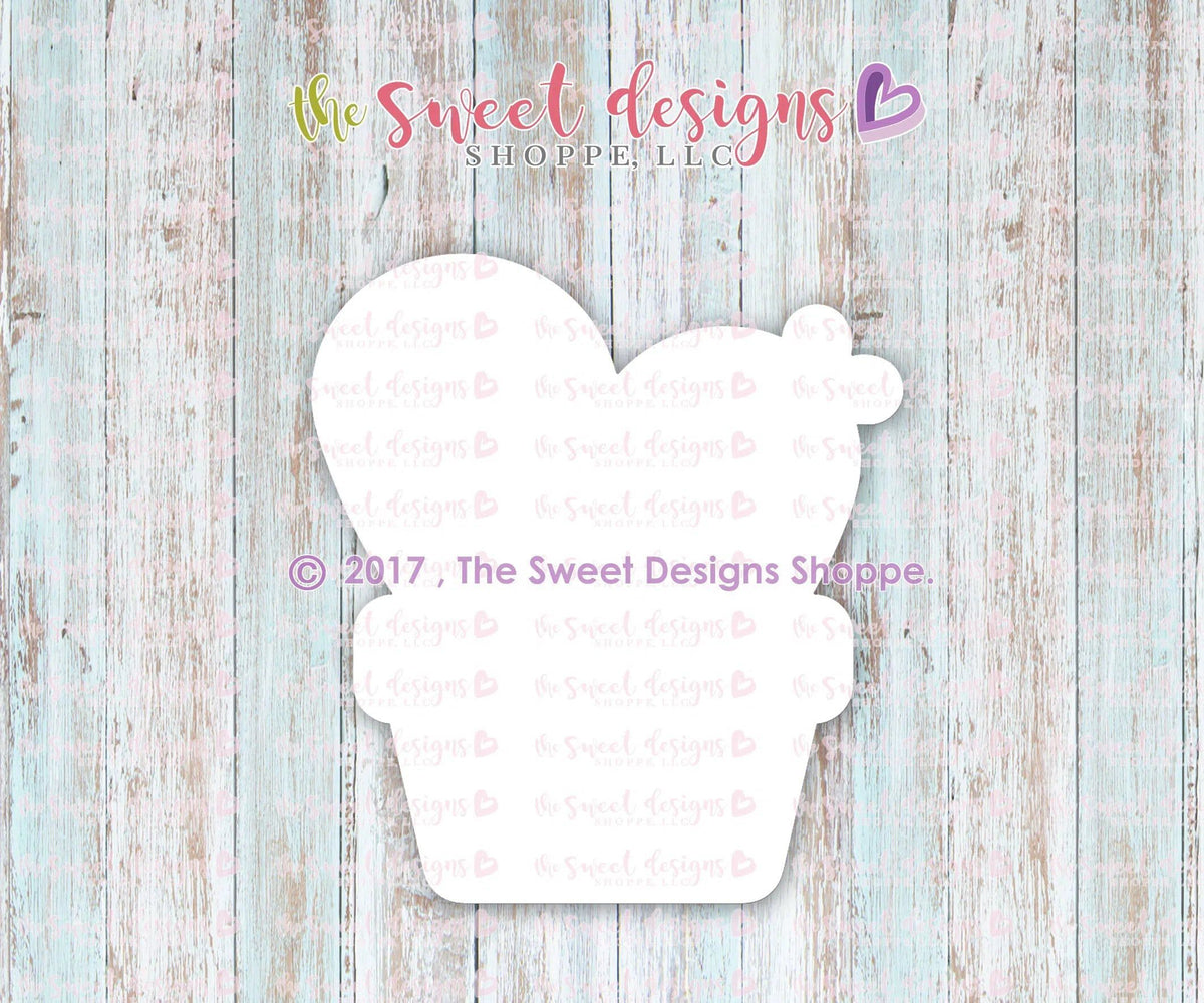 Cookie Cutters - Cactus Couple - Cookie Cutter - The Sweet Designs Shoppe - TSDS - - ALL,Cactus,Christmas,Christmas / Winter,Cookie Cutter,Heart,Hearts,Mexico,nature,Promocode,STL,Trees Leaves and Flowers,Valentine,Valentines,Valentines couples